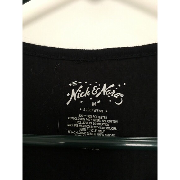 Nick & Nora Adult Zebra Print Footed Pajamas Jumpsuit Sleep 1pc Size Medium - Picture 6 of 9